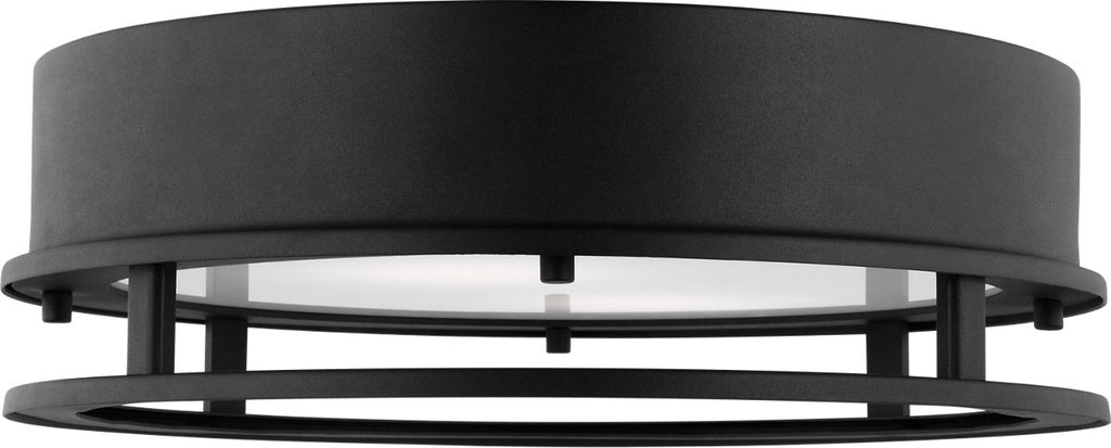 Union LED Outdoor Flush Mount Black Bulbs Inc