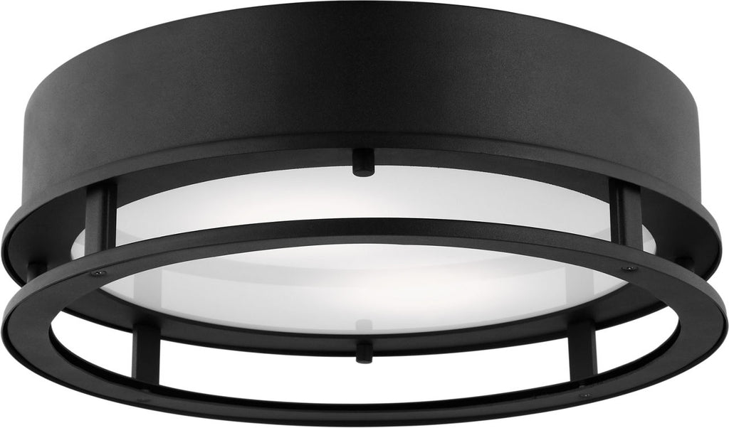 Union LED Outdoor Flush Mount Black Bulbs Inc