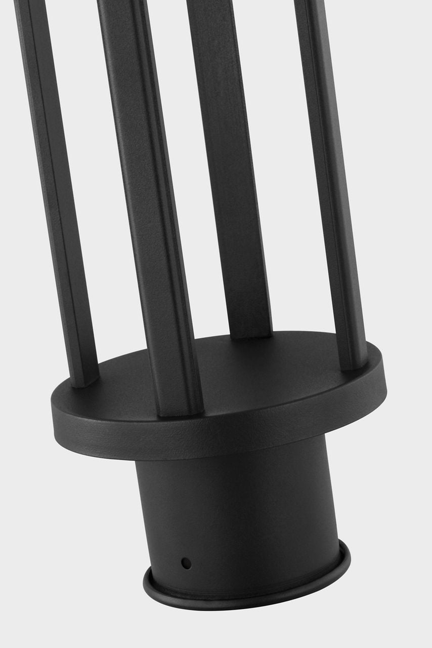 Union LED Outdoor Post Black Bulbs Included