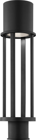 Union LED Outdoor Post Black Bulbs Included