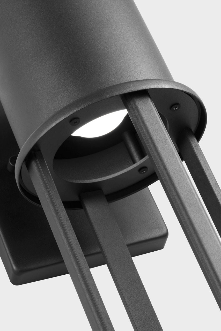 Union Large LED Outdoor Wall Lantern Black Bulbs Included
