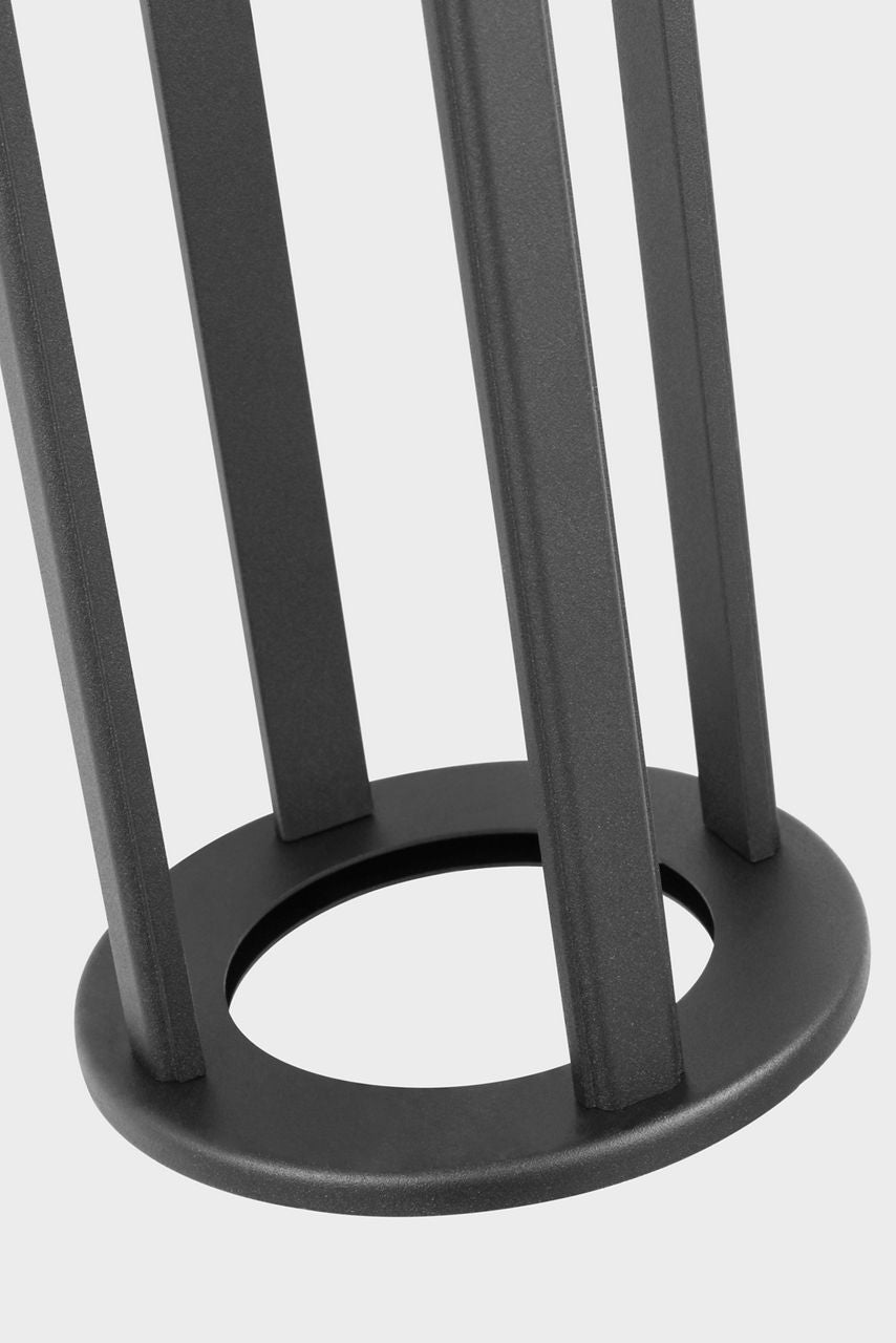 Union Large LED Outdoor Wall Lantern Black Bulbs Included