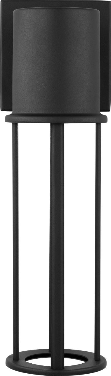 Union Medium LED Outdoor Wall Lantern Black Bulbs Inc