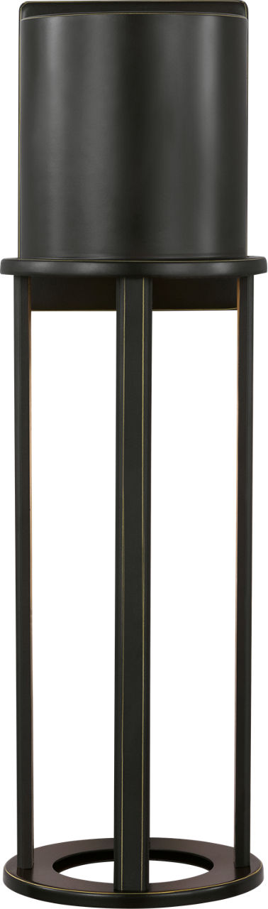 Union Large LED Outdoor Wall Lantern Antique Bronze Bulbs Included
