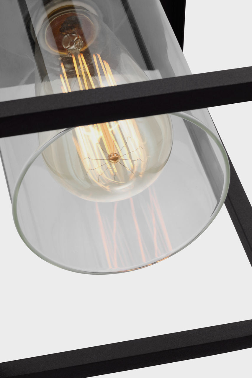 Vado One Light Outdoor Flush Mount Black
