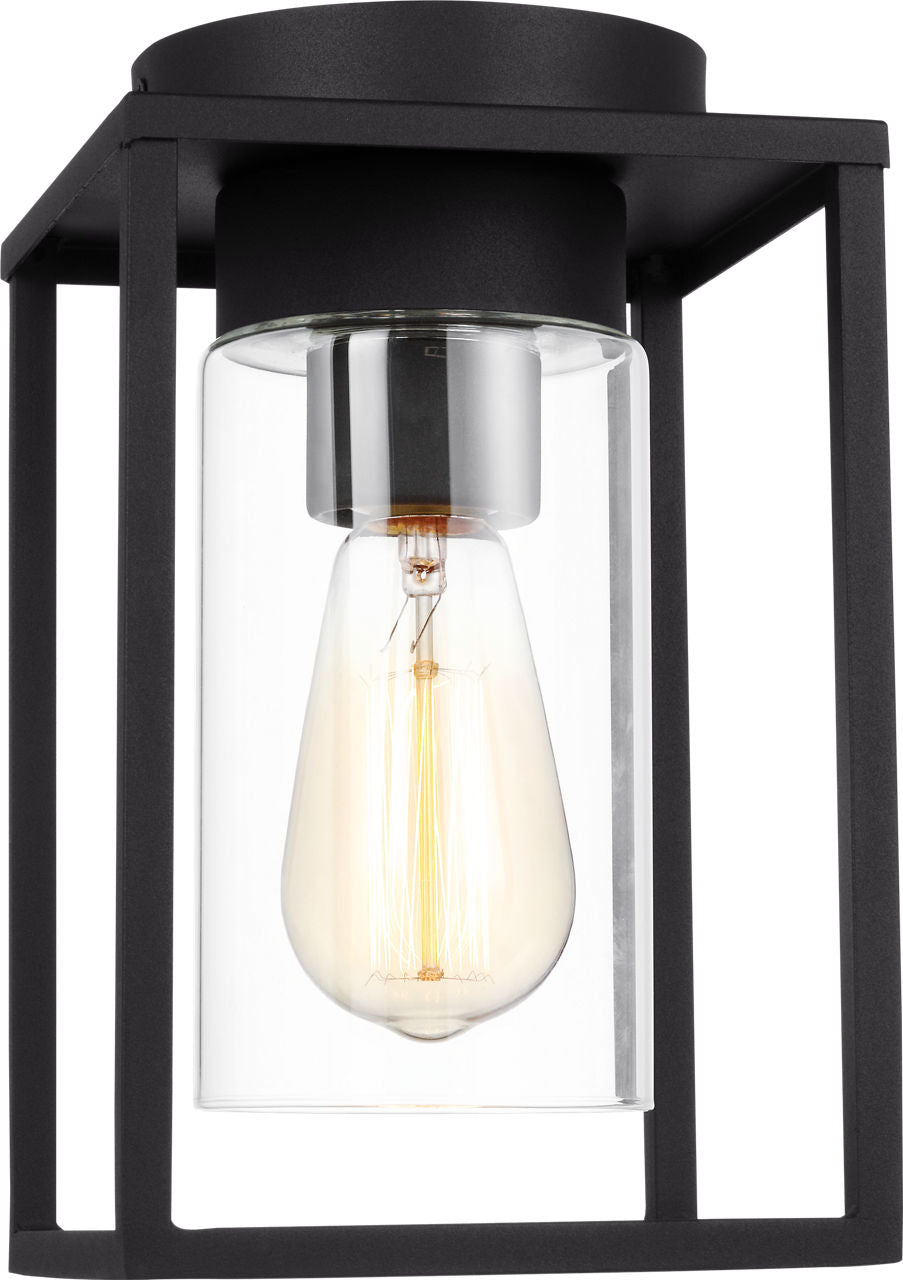 Vado One Light Outdoor Flush Mount Black