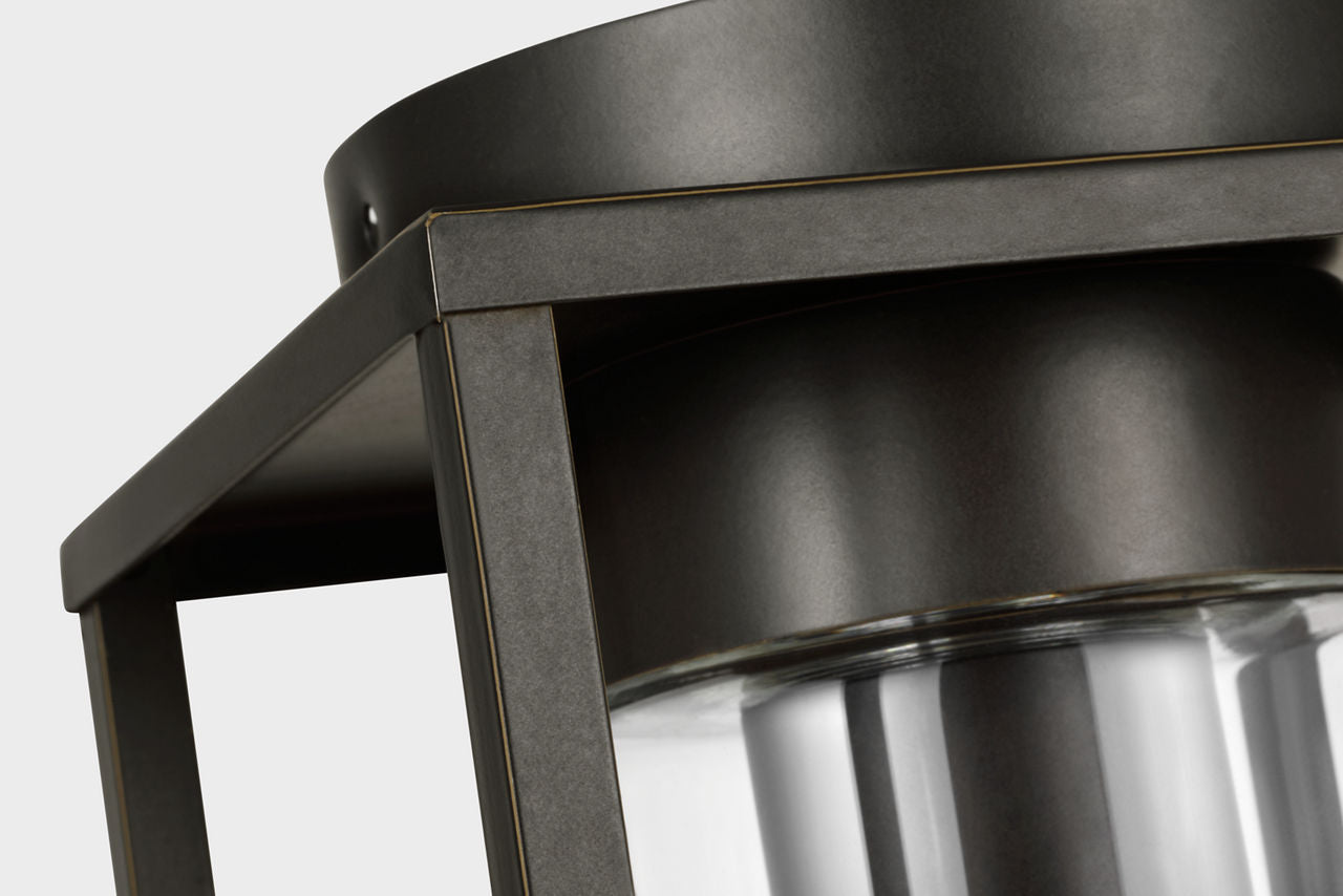 Vado One Light Outdoor Flush Mount Antique Bronze