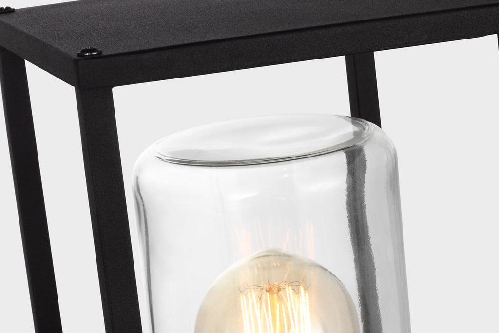 Vado One Light Outdoor Post Lantern Black