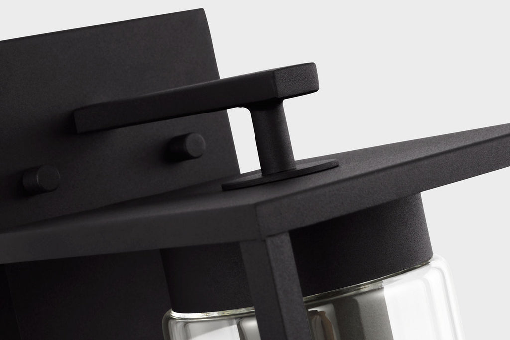 Vado Small One Light Outdoor Wall Lantern Black Bulbs Included