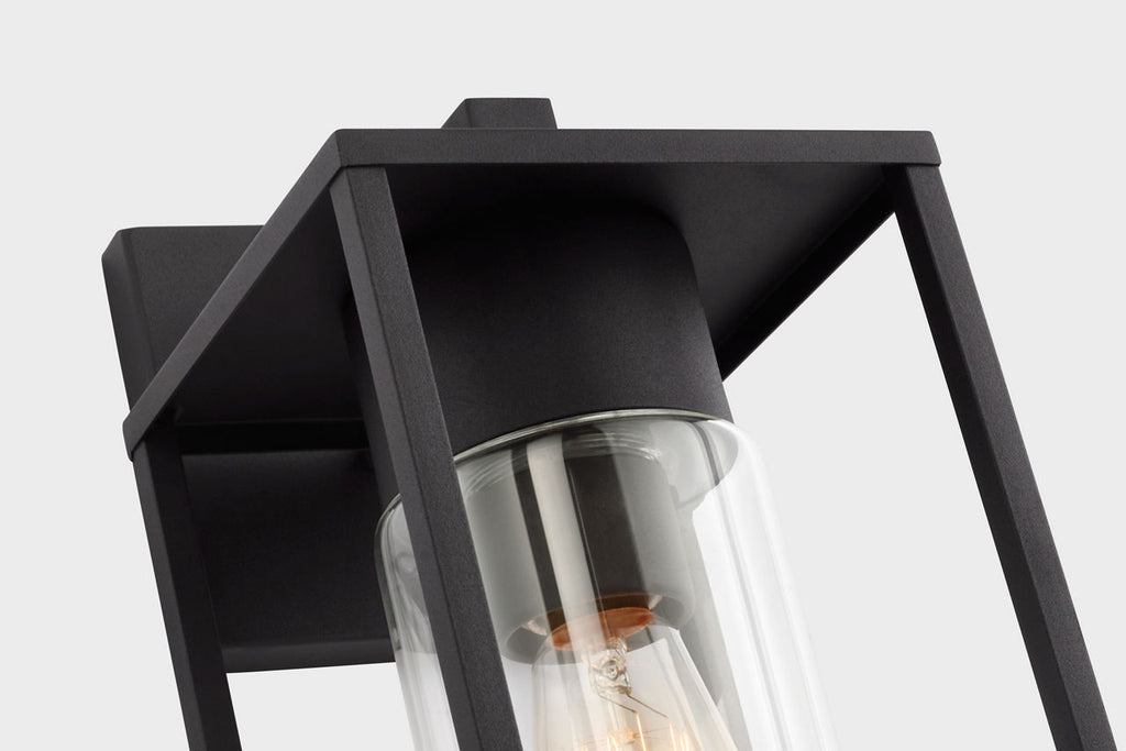Vado Medium One Light Outdoor Wall Lantern Black