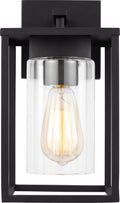 Vado Small One Light Outdoor Wall Lantern Black Bulbs Included