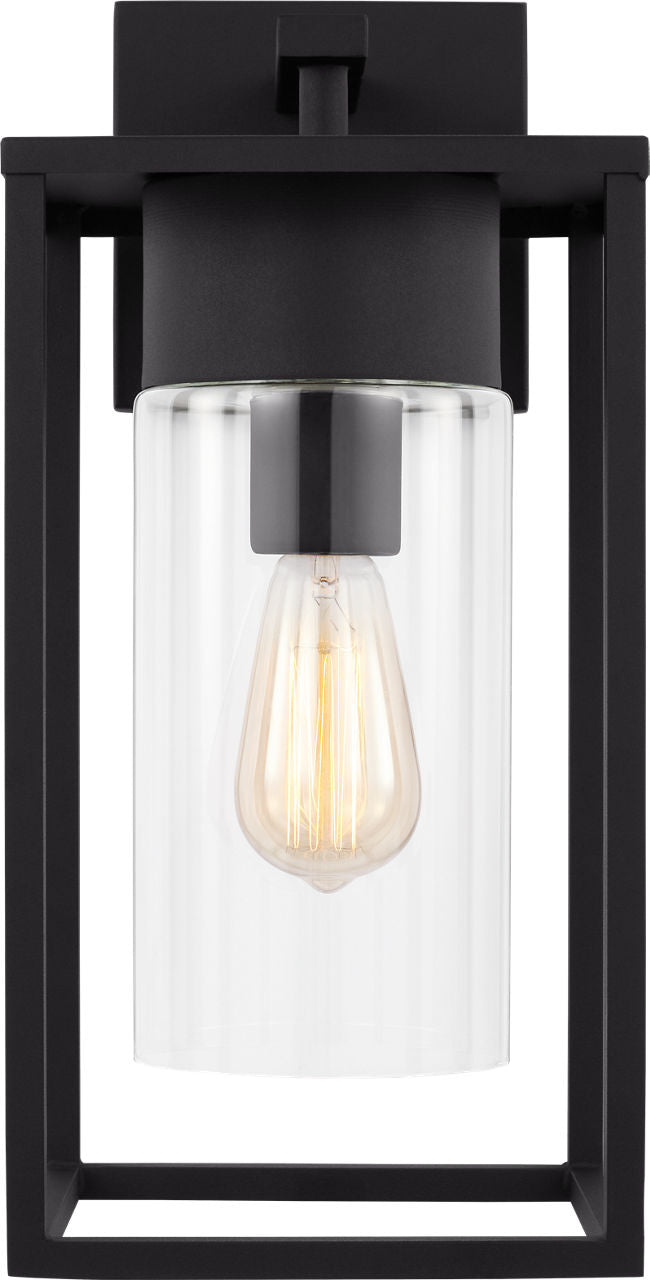 Vado Large One Light Outdoor Wall Lantern Black Bulbs Included