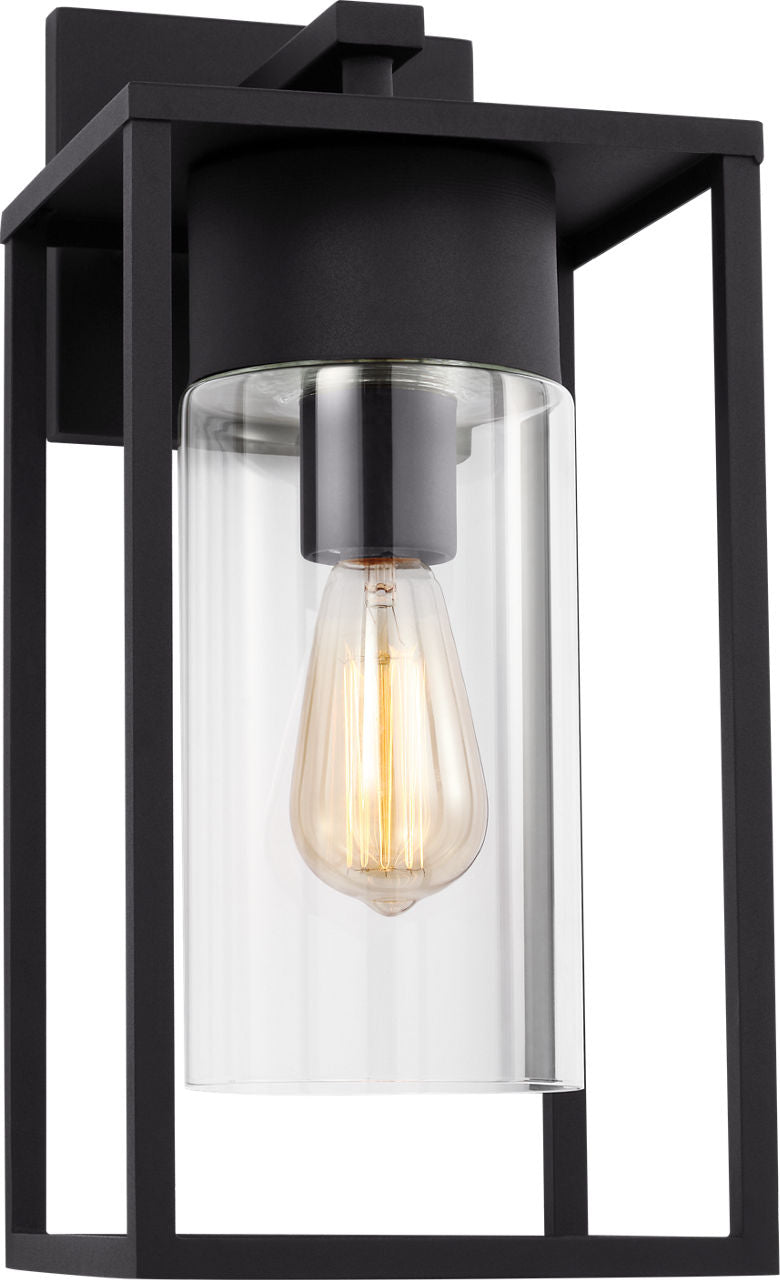 Vado Large One Light Outdoor Wall Lantern Black Bulbs Included