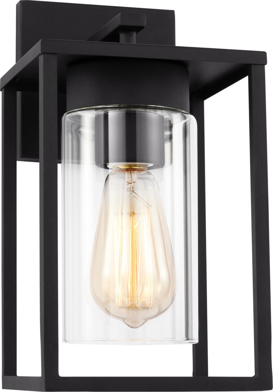Vado Small One Light Outdoor Wall Lantern Black Bulbs Included