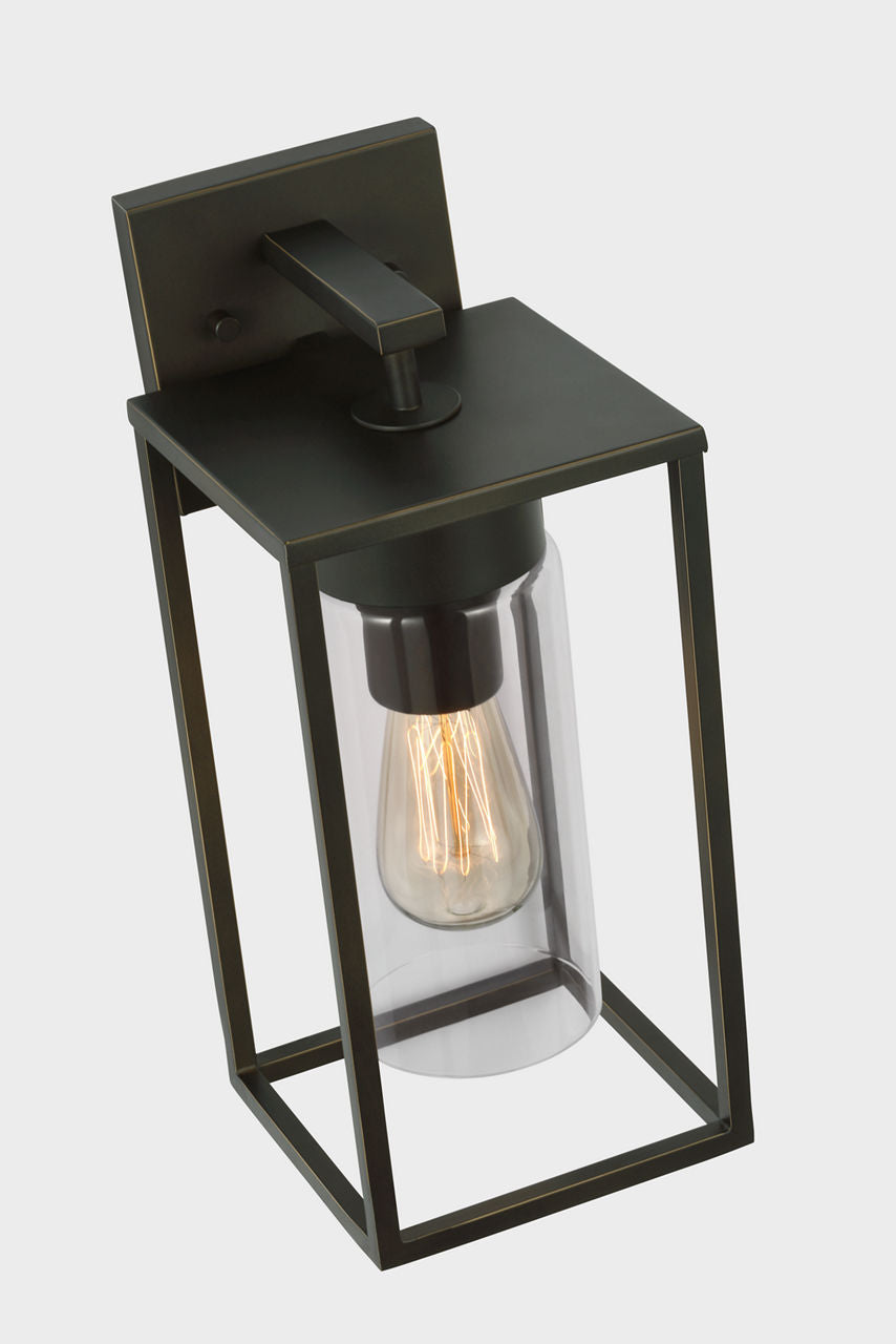 Vado Medium One Light Outdoor Wall Lantern Antique Bronze Bulbs Inc