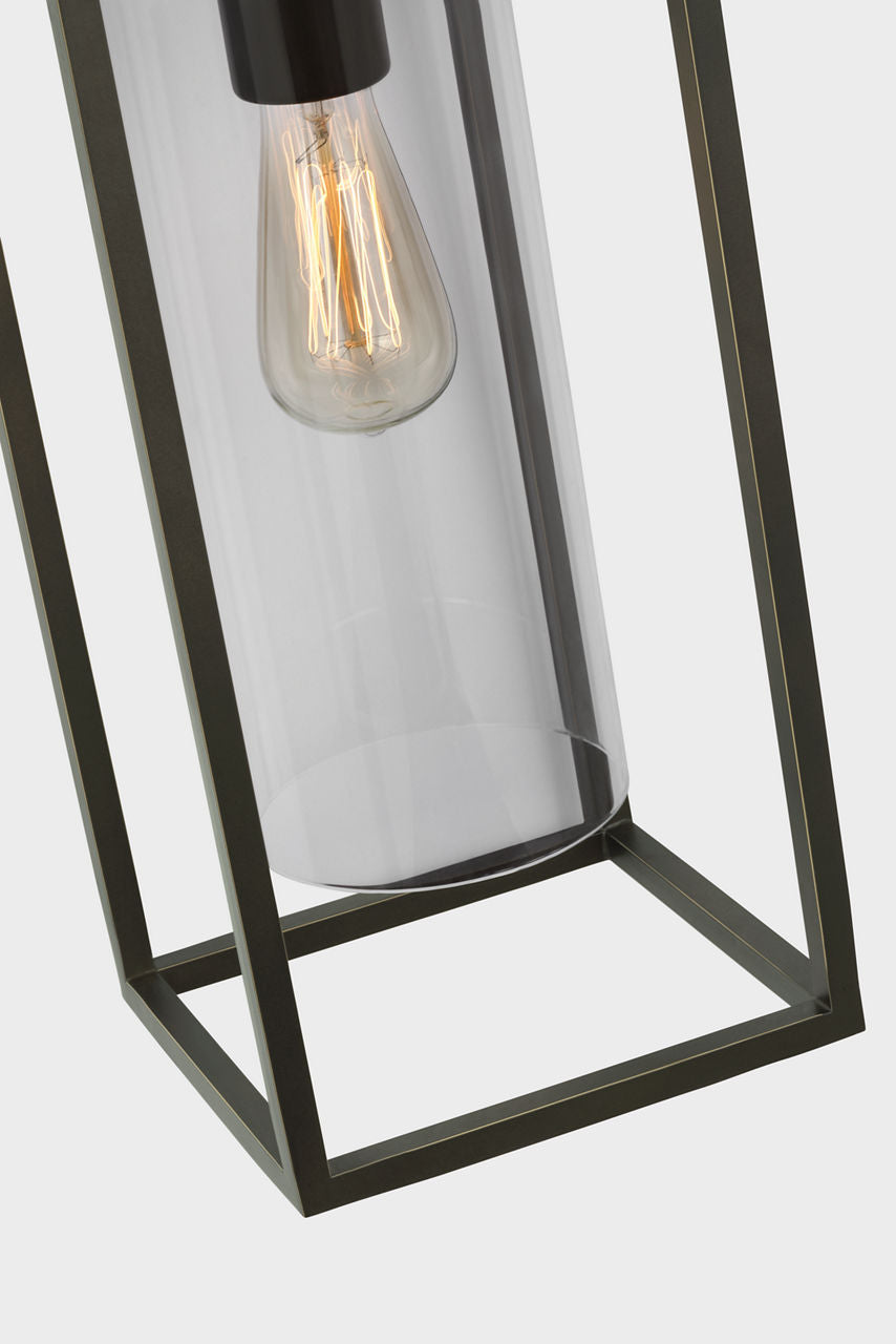 Vado Extra Large One Light Outdoor Wall Lantern Antique Bronze