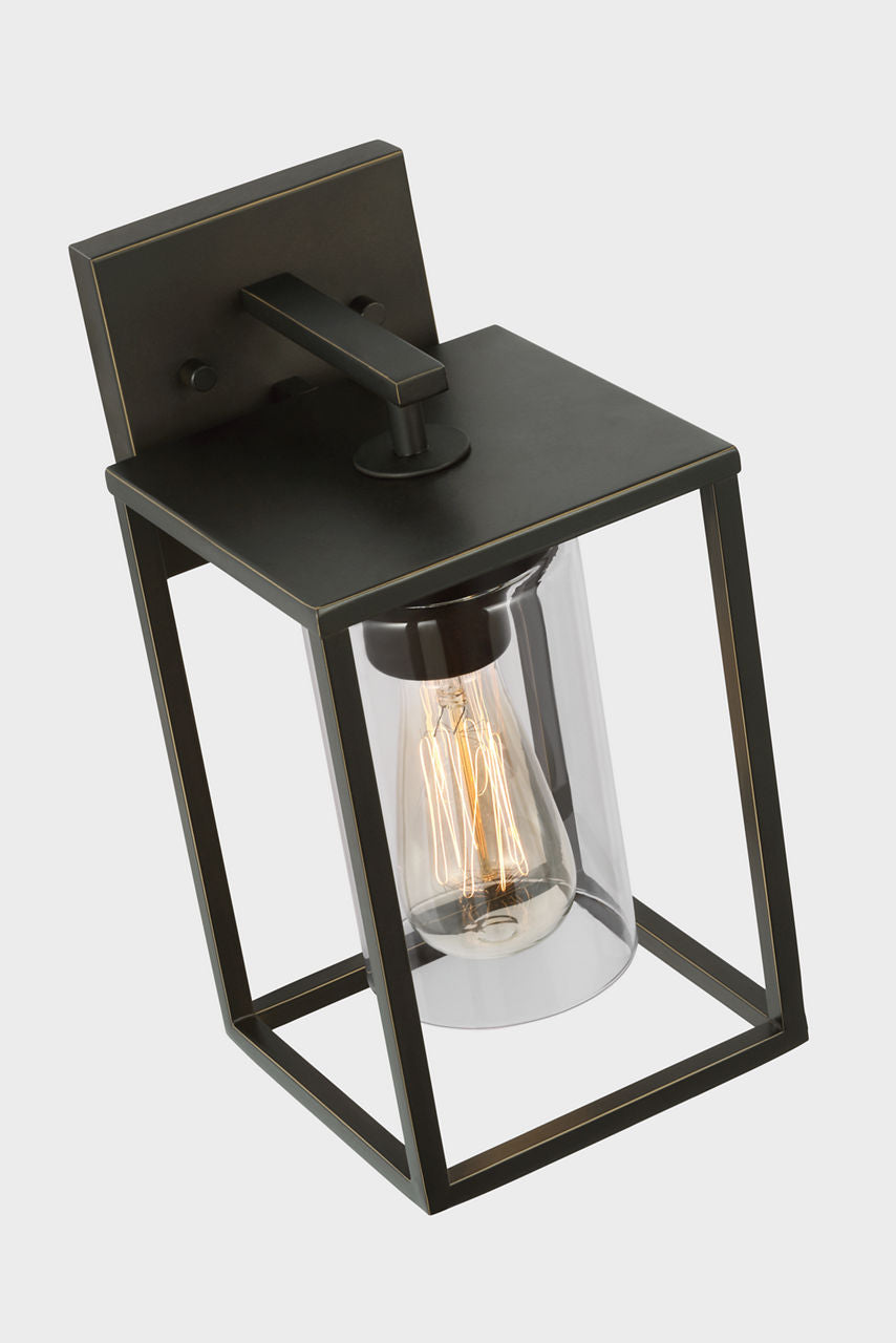 Vado Small One Light Outdoor Wall Lantern Antique Bronze Bulbs Included