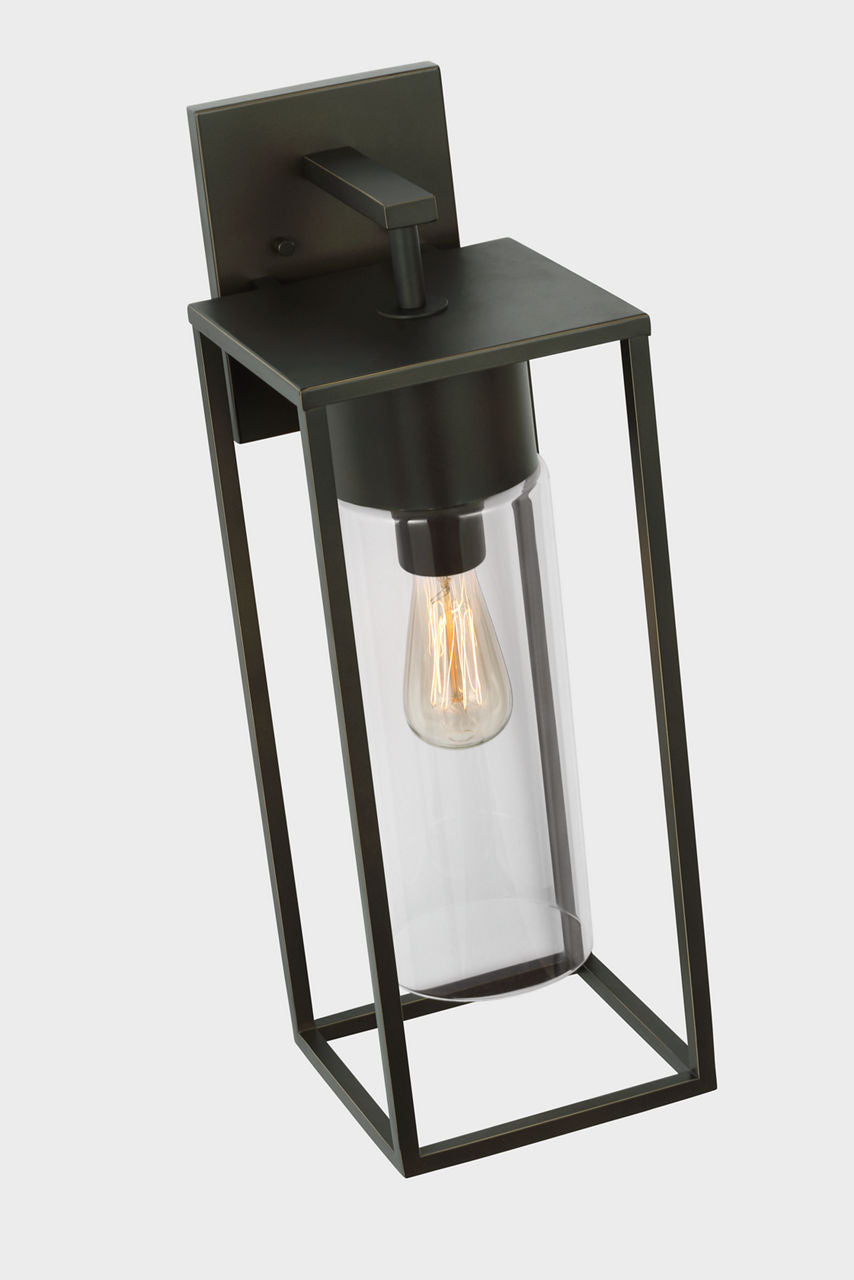 Vado Extra Large One Light Outdoor Wall Lantern Antique Bronze Bulbs Inc