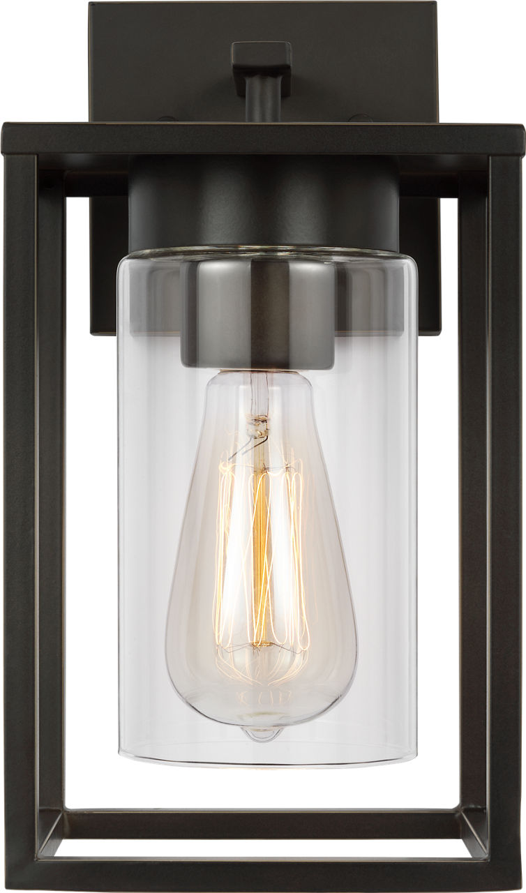 Vado Small One Light Outdoor Wall Lantern Antique Bronze Bulbs Included