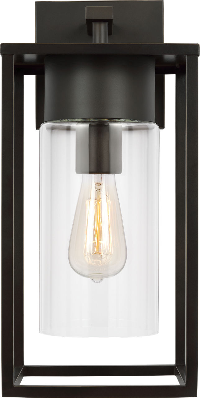 Vado Large One Light Outdoor Wall Lantern Antique Bronze Bulbs Inc