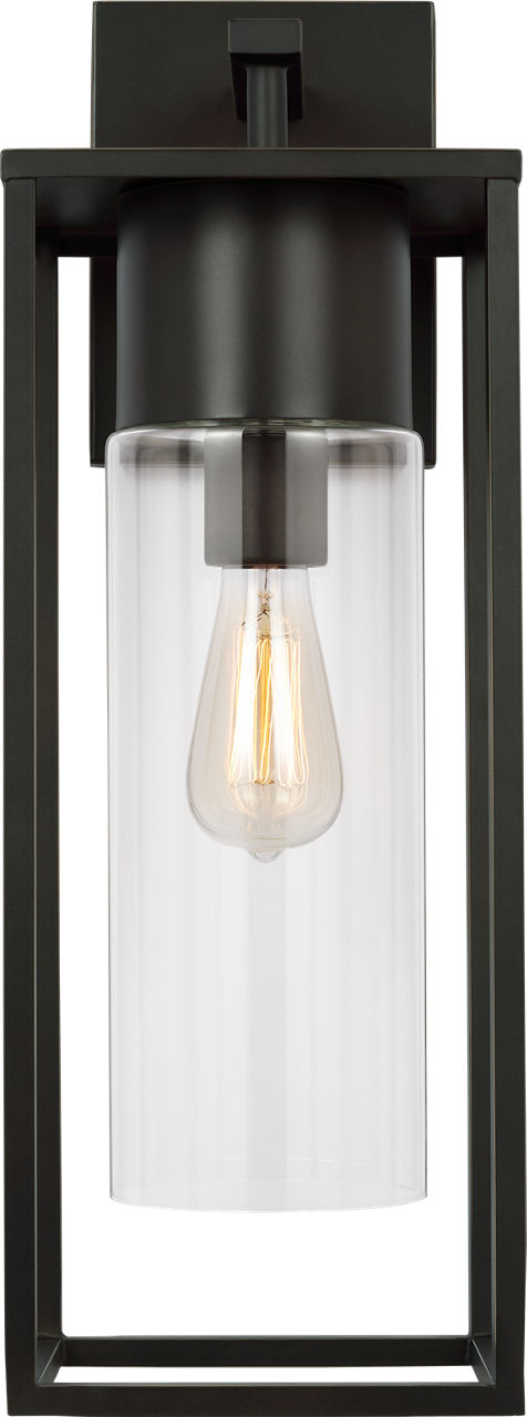 Vado Extra Large One Light Outdoor Wall Lantern Antique Bronze Bulbs Inc