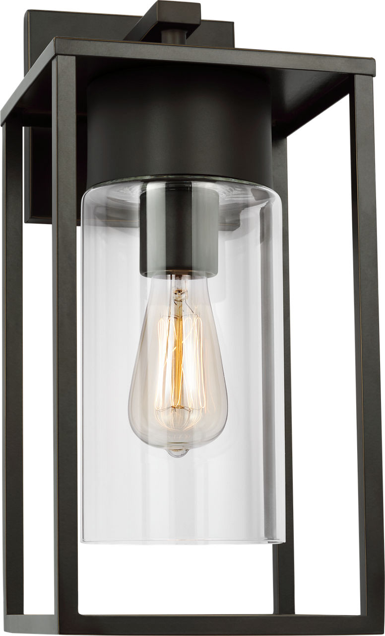 Vado Large One Light Outdoor Wall Lantern Black Bulbs Included