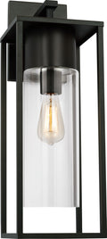 Vado Extra Large One Light Outdoor Wall Lantern Antique Bronze Bulbs Inc