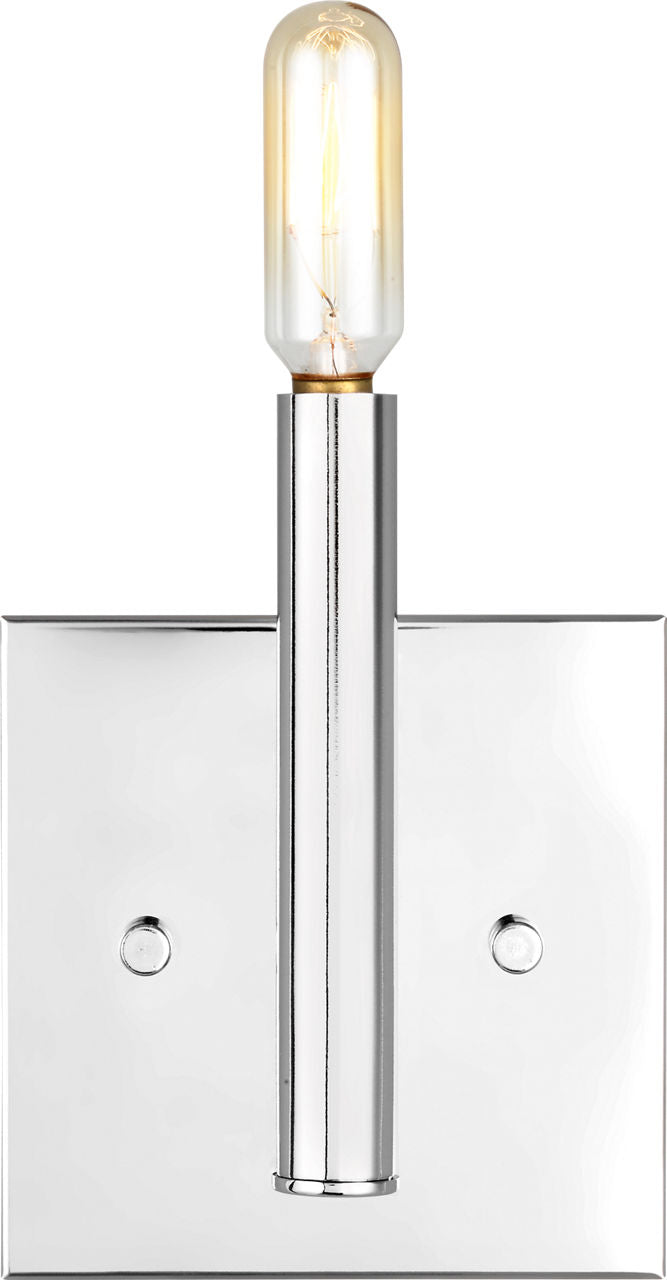 Vector One Light Wall / Bath Sconce Chrome