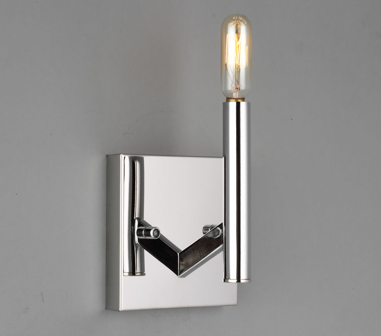 Vector One Light Wall / Bath Sconce Chrome
