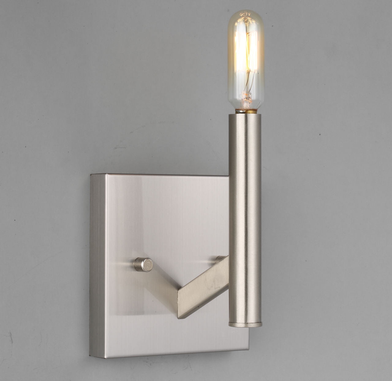 Vector One Light Wall / Bath Sconce Brushed Nickel