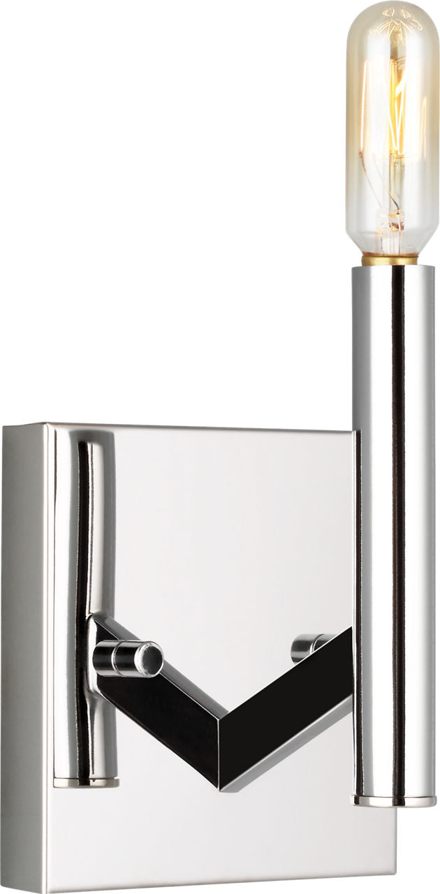 Vector One Light Wall / Bath Sconce Chrome