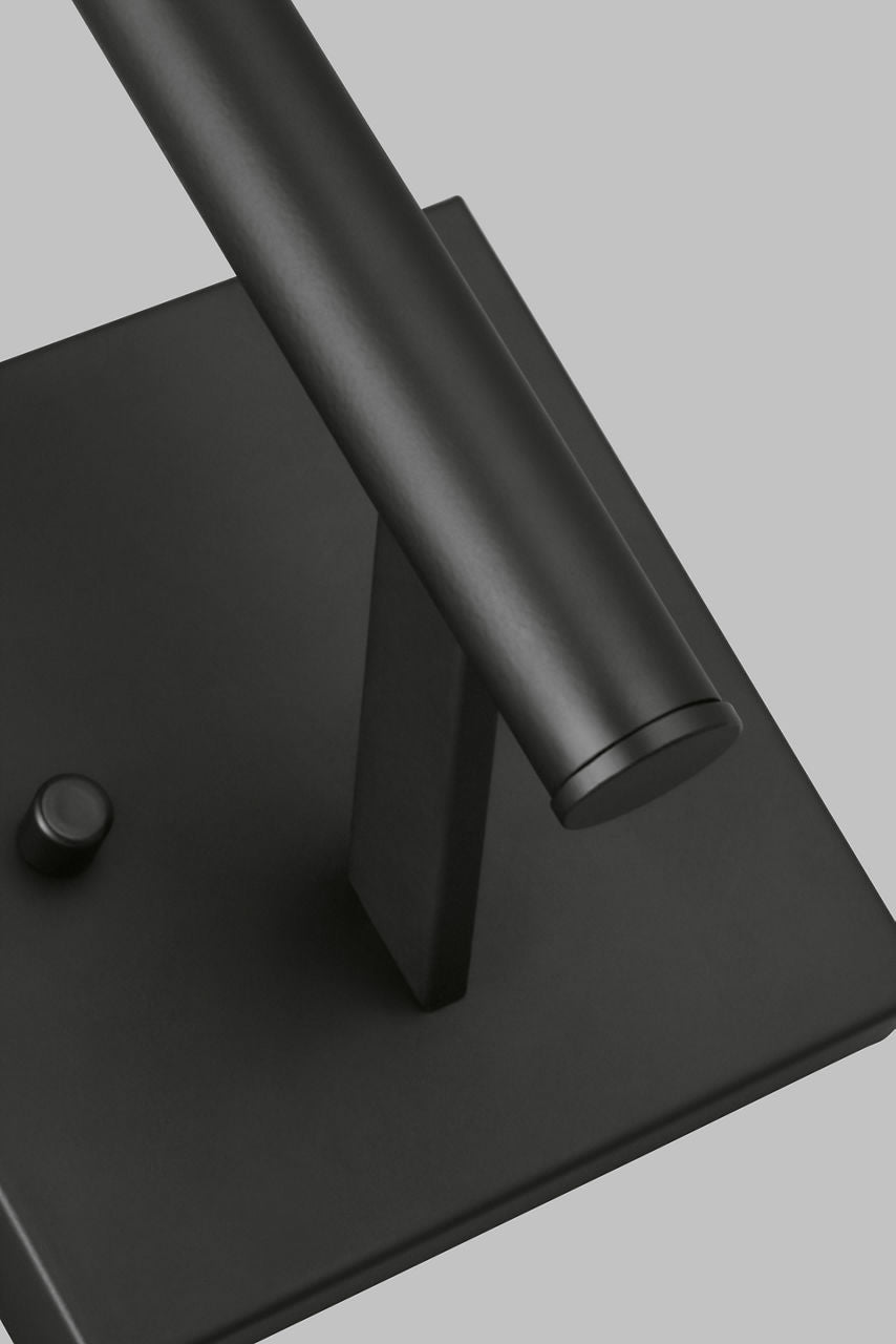 Vector One Light Wall / Bath Sconce Midnight Black