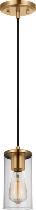 Zire One Light Mini-Pendant | Satin Brass