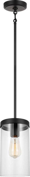 Zire One Light Pendant | Satin Brass Bulbs Included