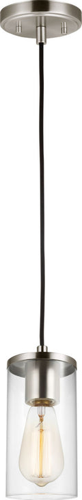 Zire One Light Mini-Pendant | Brushed Nickel