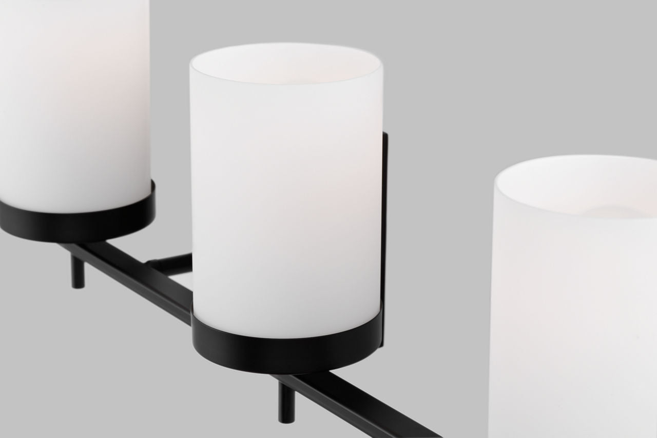 Zire Four Light Bath Midnight Black