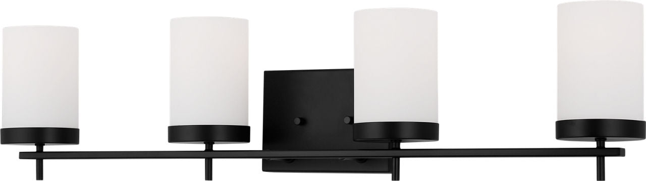 Zire Four Light Bath Midnight Black