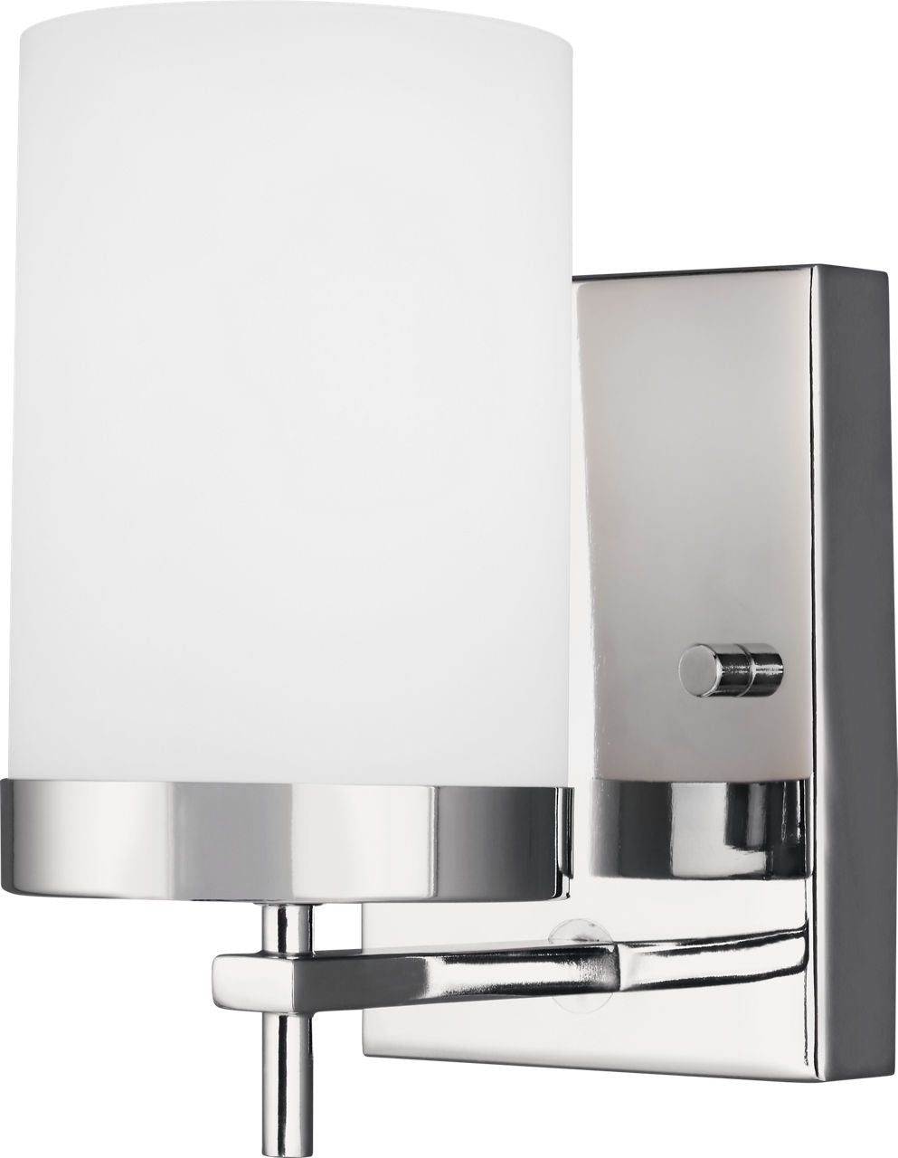 Zire One Light Wall / Bath Sconce | Chrome