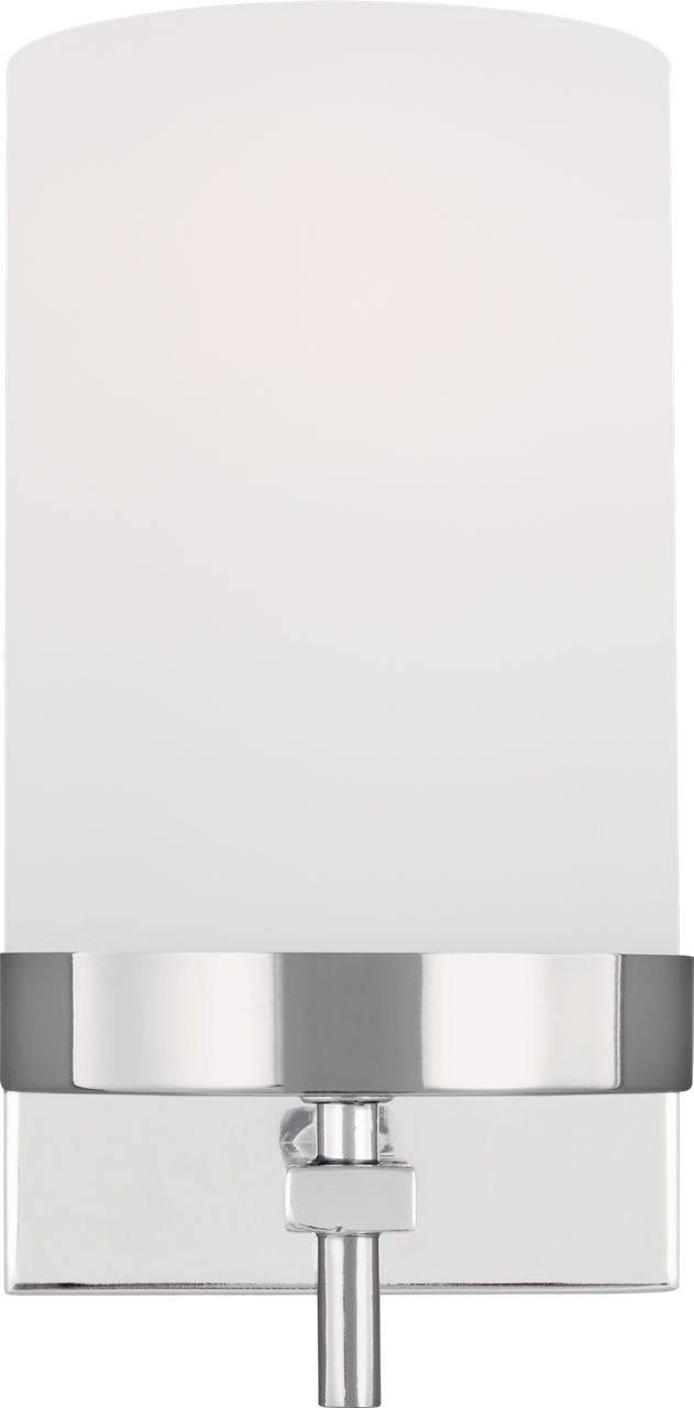 Zire One Light Wall / Bath Sconce | Chrome
