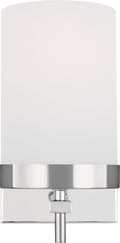 Zire One Light Wall / Bath Sconce | Chrome