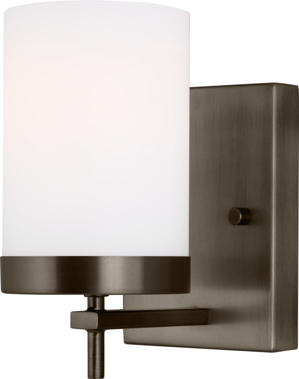 Zire One Light Wall / Bath Sconce | Pewter Bronze