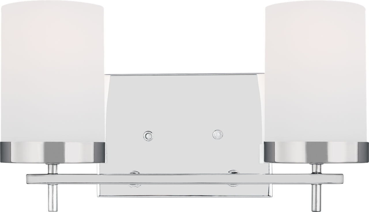 Zire Two Light Bath Chrome