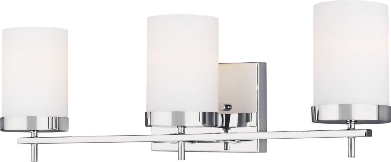 Zire Three Light Bath Chrome