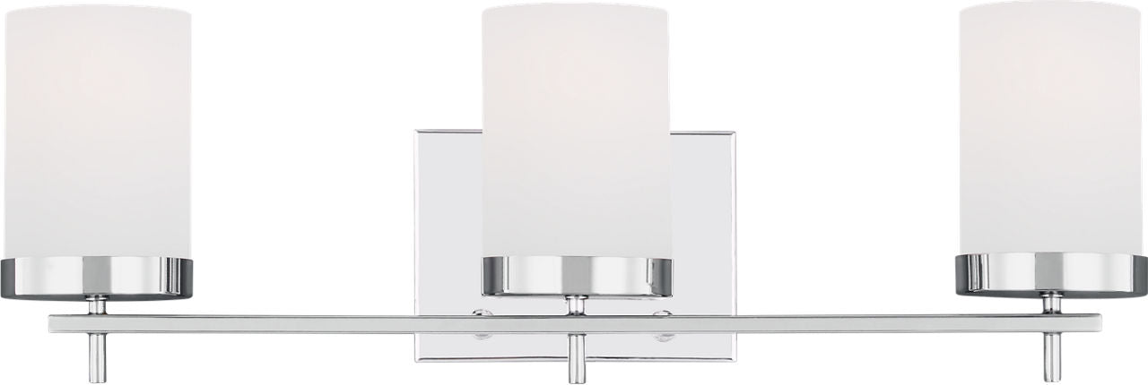 Zire Three Light Bath Chrome