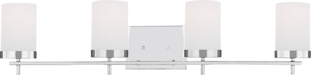 Zire Four Light Bath Chrome Bulbs Included