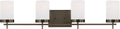 Zire Four Light Bath Pewter Bronze