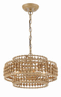 Silas 16'' Burnished Silver Pendant