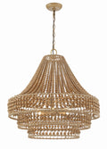 Silas 26.75'' Burnished Silver Chandelier