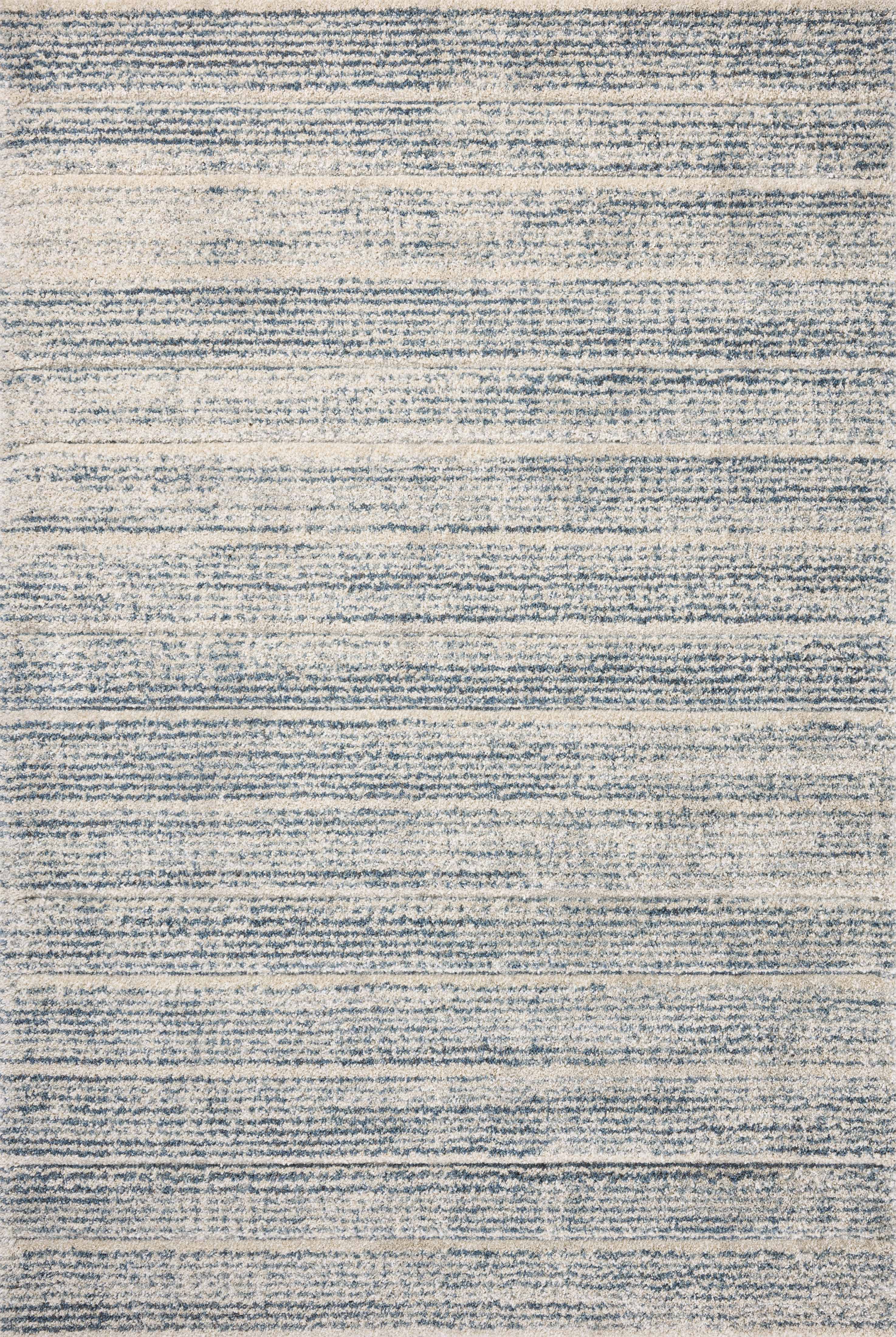 Loloi | Silas Collection | Oatmeal / Blue | SLA-03