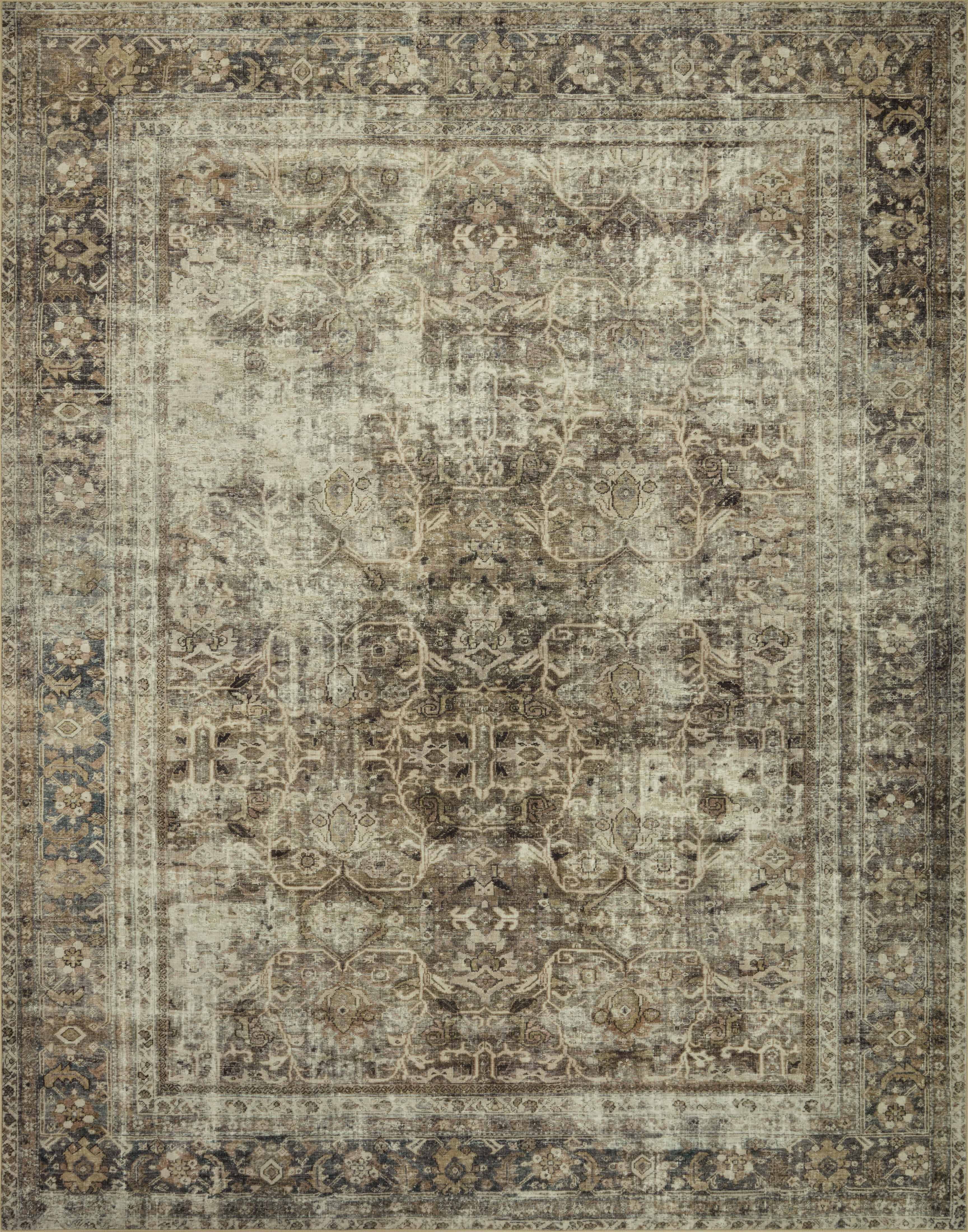 Magnolia Home by Joanna Gaines x Loloi | Sinclair Collection | Pebble / Taupe | SIN-01